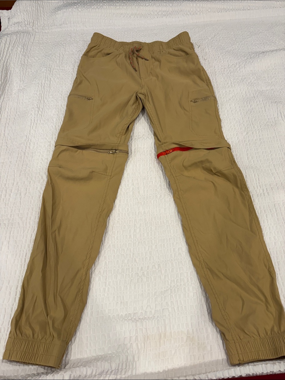 Eddie Bauer Youth Tan Zip-Off Convertible Hiking Pants
Size XL 14-16